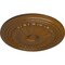 Ekena Millwork Alexa Ceiling Medallion (Fits Canopies up to 2 7/8"), Hand-Painted Smokey Topaz, 20 1/2"OD x 1 7/8"P CM20ALSTF - alternate 4